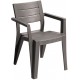 KETER JULIE Záhradná stolička, 61,5 x 58,5 x 79 cm, cappuccino 17209497