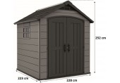 KETER PREMIER 757 záhradný domček, 228 x 223 x 252 cm 17210357