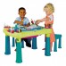 KETER CREATIVE PLAY TABLE stolček a dve stoličky, zelená/tyrkysová 17184184