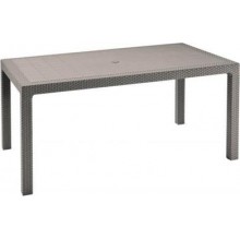 KETER MELODY Záhradný stôl, 160,5 x 94,5 x 74,5 cm, cappuccino 17190205
