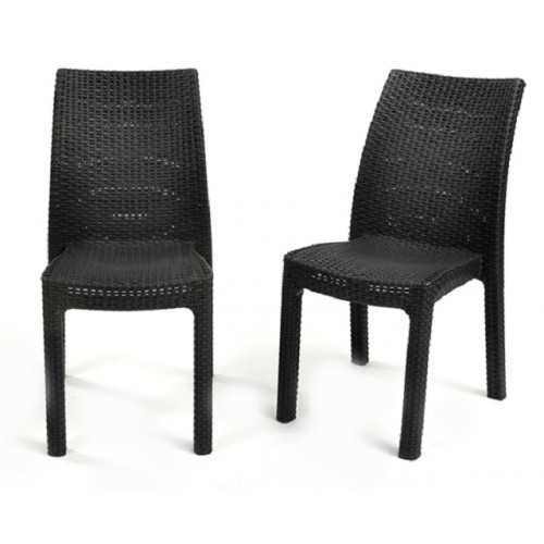 KETER Záhradná stolička TOSCANA 2ks antracit 17197581