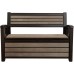 KETER HUDSON STORAGE BENCH 227L Úložná lavice 132,7 x 61,2 x 89 cm, hnedá 17204490