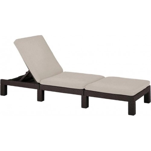 KETER DAYTONA DELUXE lehátko, 195 x 65 x 25,5 cm, hnedá 17211632 KETER DAYTONA DELUXE lehátko, 195 x 65 x 25,5 cm, hnedá 17211632