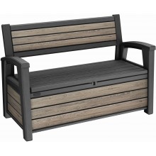 KETER DECO GARDEN BENCH 227L Úložná lavica, 133 x 61 x 89 cm, ashwood 17213853
