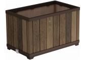 KETER DECO RECTANGLE Kvetináč, 45,5 x 76 x 45,5 cm, walnut 17213624
