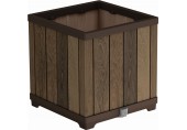 KETER DECO SQUARE Kvetináč, 45,5 x 45,5 x 45,5 cm, walnut 17213622