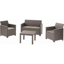 KETER ELODIE 2 SEATER Set záhradný, cappuccino/piesková 17209485