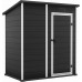 KETER ESSENTIAL 6 x 4 záhradný domček, 184 x 112 x 195 cm, tmavo sivý 17214016