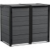 KETER HIDE AWAY 2x240L Skrinka na popolnice, 138,1 x 84,3 x 121,2 cm, sivá 17213790