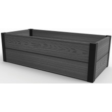 KETER MAPLE TROUGH Vyvýšený záhon, 106 x 50 x 32 cm, sivý 17209666