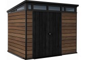 KETER PENT SIGNATURE HORIZONTAL 9 x 7 domček, 279 x 218 x 226 cm, walnut 17212899