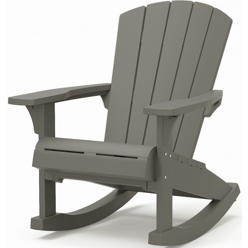 KETER ROCKING ADIRONDACK Kreslo, 92 x 80,5 x 100,5 cm, svetlo sivá 17211446 KETER ROCKING ADIRONDACK Kreslo, 92 x 80,5 x 100,5 cm, svetlo sivá 17211446