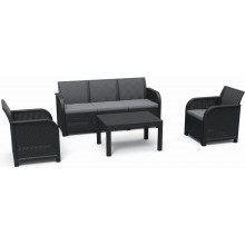 KETER ROSALIE 5 SEATER Set záhradný, grafit/sivá 17210742