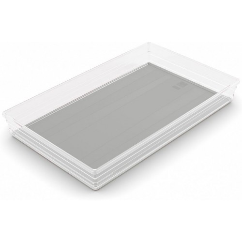 KIS SISTEMO 9 Organizér 39x24x5cm transparent / sivý