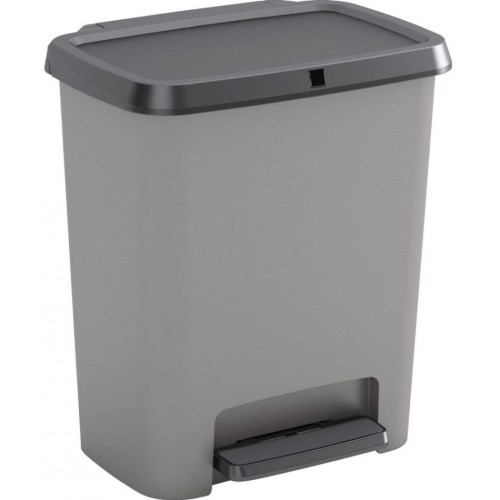 KIS COMPATTA RECYCLING 12+12L Odpadkový kôš 38 x 28 x 43 cm sivý KIS COMPATTA RECYCLING 12+12L Odpadkový kôš 38 x 28 x 43 cm sivý