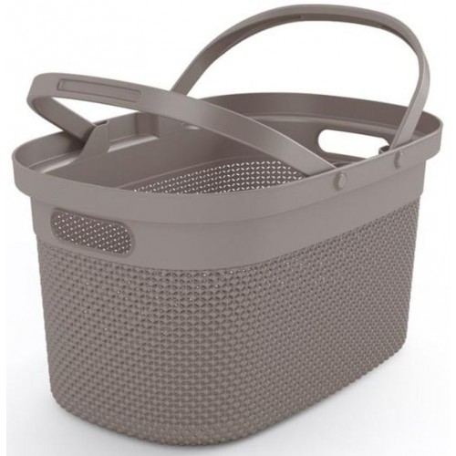 KIS FILO nákupný košík 46x24x30cm taupe KIS FILO nákupný košík 46x24x30cm taupe