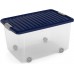 KIS W BOX L 50L 59x39x32cm transparent/modrá indigo
