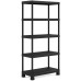 KIS PLUS TRIBAC 90/5 regál 182x90x45 cm, čierna 9933