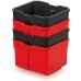 Kistenberg X BLOCK BOX Sada 4 plastových boxů na nářadí, 15,7x14x21cm KXBS1614
