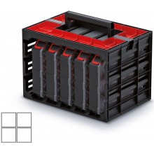 Kistenberg TAGER CASE Skrinka s 5 organizérmi (krabičky), 41,5x29x29cm KTC30256B