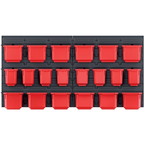 Kistenberg ORDERLINE Závesný panel s 20 boxy na náradie, 80x16,5x40cm KOR6