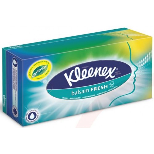 Kleenex Balsam Fresh Box Papierové vreckovky (72 ks) 148543