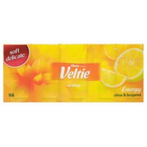 Kleenex Welcomes Veltie Aróma Citrus Papierové vreckovky (10 ks) 148545