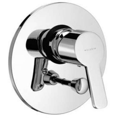 KLUDI Logo Neo podomietková vaňová a sprchová jednopáková batéria, chróm 374190575