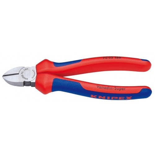 KNIPEX - kliešte štípacie stranové 160, poťah PVC 7002160