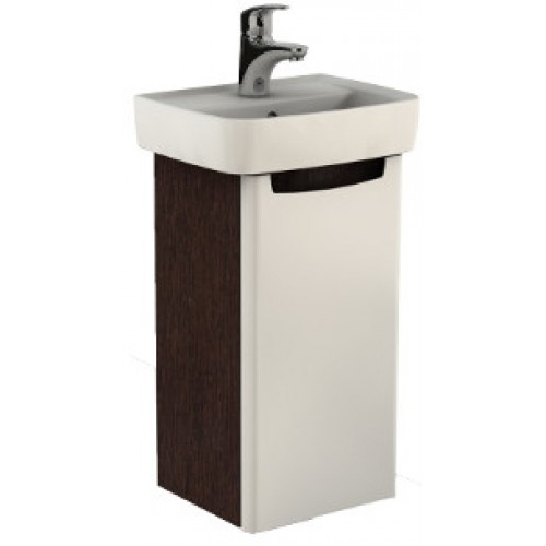 KOLO Rekord skrinka pod umývadlo hranaté, 31 cm, závesná, pravá, korpus wenge 89388000