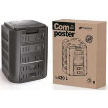 Prosperplast COMPOGREEN Kompostér 320L, čierna IKST320C