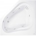 TEIKO Vaňa Korfu rohová 150x150 cm - HTP systém ECO HYDRO V211150N04T03211