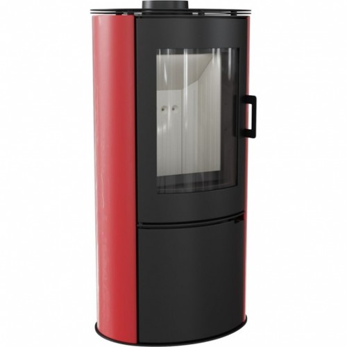 KRATKI KOZA/AB/S/DR/KAFEL/CZERWONY 8kW krbové kachle teplovzdušná, červená