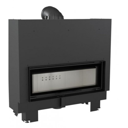 KRATKI MB100/G 14 kW krbová vložka teplovzdušná, rovné sklo s výsuvom KRATKI MB100/G 14 kW krbová vložka teplovzdušná, rovné sklo s výsuvom