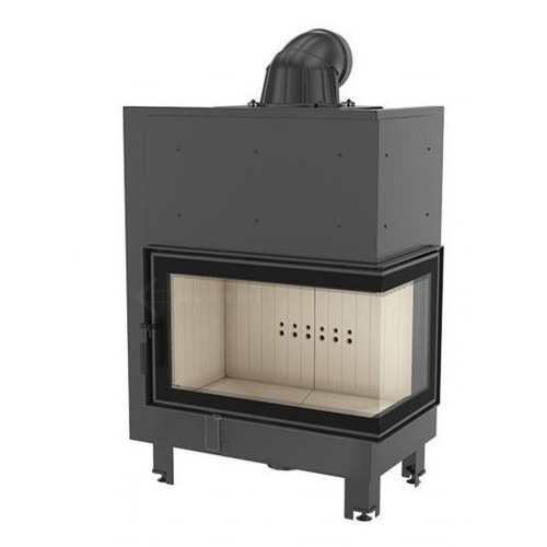 KRATKI MBO/P/BS 15 kW krbová vložka teplovzdušná, bočné pravé sklo