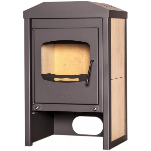 HS FLAMINGO Krbové kachle VEGA 9kW, antracit, dlažba javor
