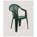 Plastové kreslo MALIBU zelené