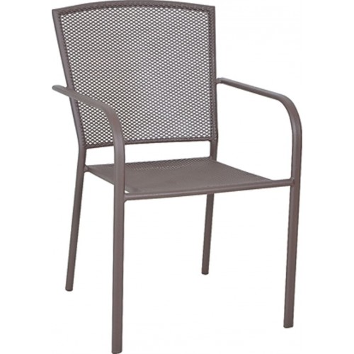 Kreslo záhradné ZWMC-19 kovové drôtené, čierna 609/1