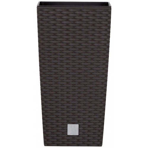 Prosperplast RATO SQUARE Kvetináč 22cm, 16,3l, umbra DRTS225 Prosperplast RATO SQUARE Kvetináč 22cm, 16,3l, umbra DRTS225