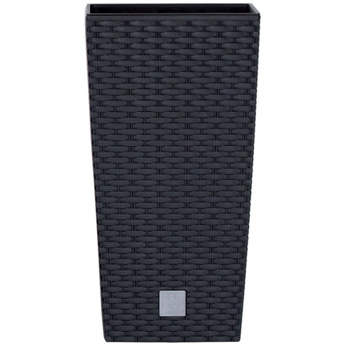 Prosperplast RATO SQUARE květináč 17cm, 7,2l, antracit DRTS170 Prosperplast RATO SQUARE květináč 17cm, 7,2l, antracit DRTS170