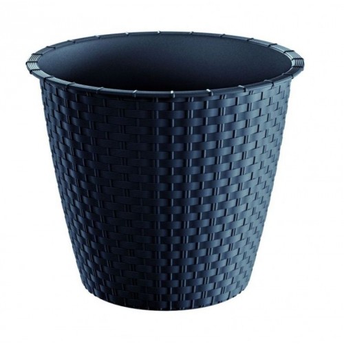 PROSPERPLAST RATOLLA ROUND kvetináč 10,8l, antracit DRSO300