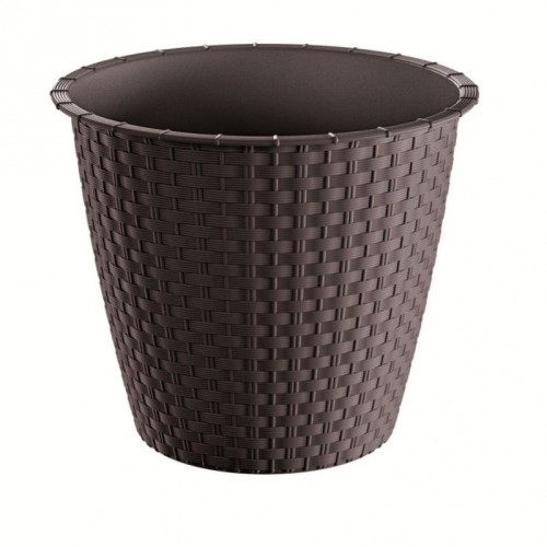 PROSPERPLAST RATOLLA ROUND kvetináč 1,6l, umbra DRSO170