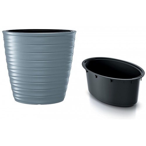 Prosperplast FREZE Kvetináč oválny vysoké s vkladom 59,3cm, svetlo šedý DPFEE600 Prosperplast FREZE Kvetináč oválny vysoké s vkladom 59,3cm, svetlo šedý DPFEE600