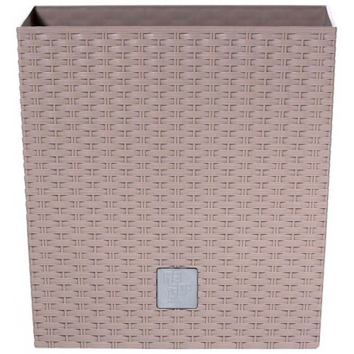 PROSPERPLAST RATO LOW Kvetináč 17cm, 4l ratan mocca DRTS170L PROSPERPLAST RATO LOW Kvetináč 17cm, 4l ratan mocca DRTS170L