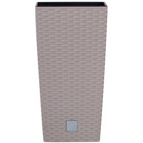 Prosperplast RATO SQUARE Kvetináč 17cm, 7,2l, mocca DRTS170 Prosperplast RATO SQUARE Kvetináč 17cm, 7,2l, mocca DRTS170
