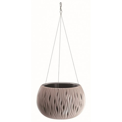Prosperplast SANDY BOWL WS závesný kvetináč 29 cm, 3,9l, mocca DSK290WS