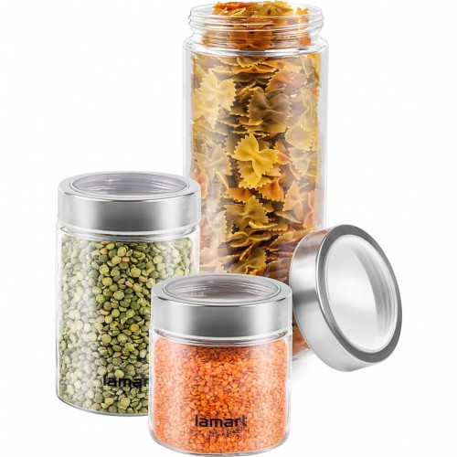 LAMART LT6010 CAN dózy set 3ks okrúhle 42002177 LAMART LT6010 CAN dózy set 3ks okrúhle 42002177