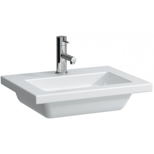 LAUFEN LIVING SQUARE umývadielko 50x38cm, otvor pre batériu uprostred 815435