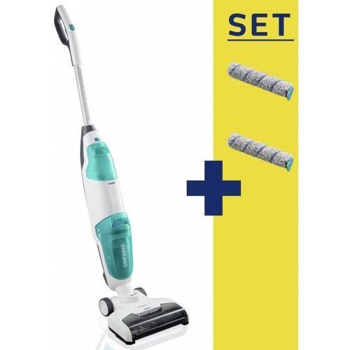 LEIFHEIT Regulus Aqua PowerVac Set Aku vysávač a mop + 2 čistiace valce 11922