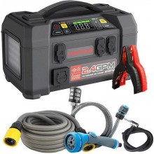 LOKITHOR Štartovací zdroj s kompresorom a čerpadlom (12V/2500A/74Wh) AW401